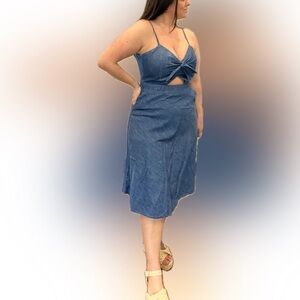 NWT A&F Jean Midi Dress